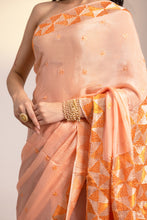 Load image into Gallery viewer, Mystic Loom Hand Embroidery Gulzar Saree
